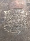 Vintage Silver Plated Footed Bowl Pedestal Dish Heavy Patina Silverware