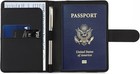 Melsbrinna Premium Leather Passport Holder Covers Case  Waterproof Rfid Blocking