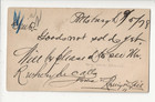 1878 Pittsburgh Pa Us Postal Card With Rare Fancy Cancel
