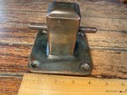 Vintage Perko Bronze Bitt  Sampson Post  Bollard  Cleat 4 1 4  Base  Nice Patina