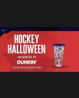 Washington Capitals 2026 Dunkin Iced Coffee Cup Mug Tumbler New 10 28 Sga