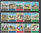 Jordan Holy Lands 1967 War Tragedy Paintings Mnh 6 Strips 2 Scans  Lot  jor 696 