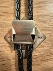 Vintage Signed Rlg Navajo Sterling Silver 925 Lizard Gecko Western Bolo Tie