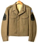 Ww2 Wwii Dated 1944 40s Wool Army Ike Jacket Sz 40r Infantry First Sargent Sgt