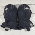 Columbia Sportswear Black One Size Toddler Mittens Zippered Snow Gloves 