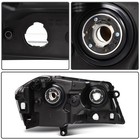 Avenger 2008-2014 Headlight Assembly 2pc Black Housing Amber Reflector 5116343ad