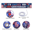 250th Anniversary American Banner Flag  1776-2026 Usa Birthday Blue 
