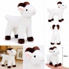 Plush Baby Goat Sheep Stuffed Animal Soft Fluffy Toy Doll Kids adults Gift 18cm
