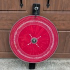 Vintage Antique 24  Wooden Carnival Wheel Casino Game W original Mount Very Nice
