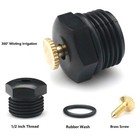 20 Pcs Drip Sprinkler Nozzles For Garden Irrigation  1 2 Inch Misting Spray H   