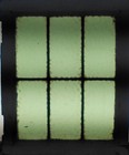 Solid Green Old English Leaded Stained Glass Window 16 1 4 x 19 