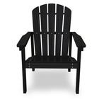 4-piece Stackable Hdpe Adirondack Chair Outdoor Patio Chair Weather Resistant