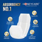 Honey Care All-absorb A26 Male Dog Wrap  50 Count  Small