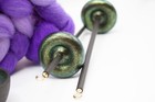 Complete Beginner Emerald Dragon Drop Spindle Spinning Kit - Midi Size Purple
