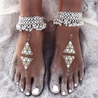 Fashion Sexy Silver Anklet Chain Ankle Bracelet Foot Jewelry Barefoot Sa-ca