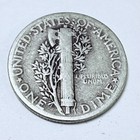 1945 10c Mercury Silver Dime - 90  Silver  Circulated Coin Free Shipping  8348