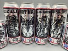 Pbr Godzilla Pabst Blue Ribbon Beer Can Set Attack Peter Toho Empty 24oz 12oz
