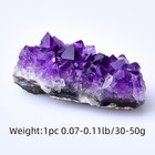 Wuyoushi Natural Amethyst Crystal Cluster Healing Stones Raw 1pc  0 07-0 11lb