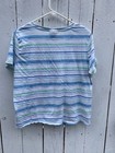 Style   Co Striped V Neck Short Sleeve Tshirt Women Plus Size 1x White Blue