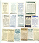 27 Tobacco Card Lot All Different Cards From All Different Sets