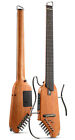 Donner Hush-i Travel Acoustic Electric Guitar Headless Solid Wood With Gig Bag