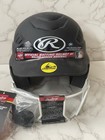 Rawlings Softball Batters Helmet W  Face Guard Matte Black New W  Tags Nwt Sb1wg