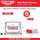 Tinytyke   Premium Automatic Baby Cradle     Foldable Swing For Newborn Comfort