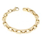 14k Yellow Gold Solid Handmade Heavy Anchor Chain Bracelet 8 5  9mm 65 8 Grams