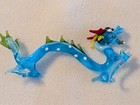 Blown Glass Lampwork Dragon Serpent Hand Blown Art Glass Figurine 5    Vtg