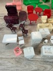 Vintage Marx Colonial Doll House Playset Toy Accessories Lot 1950s Original