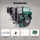 212 420cc 7 15hp  Gasoline  Engine Motor Horizontal Recoil electric Start