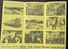  vintage Gold Coast Railroad  Steam Train To The Past Souvenir Brochure  
