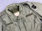 Vintage Us Army Jacket Cold Weather Field Military Coat  Medium Liner Patch Name
