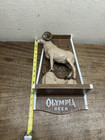 Vintage Olympia Beer Wall Mount Sign Wildlife Series 3d   Bighorn Sheep Figure