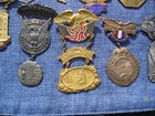 Group Of Foe 10  Aerie Medals 1906-1932 1 Watch Fob Gf  Nice Lot   California