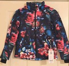 Obermeyer Rylee Print Jacket Teen Size S 8-10 Color Bloominescense  New Hooded