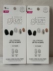 New Dashing Diva Glaze Semi Cured Gel Nail Strips 2-pack Chip Resistant  sh5 