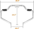 Mofun Engine Guard Frame Highway Crash Bar Compatible With Harley Softail Bre   