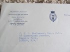 Typed Signed Letter On R   A Stationary About Cost Of Masters Trip 1975