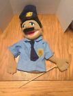 Melissa   Doug Police Officer Hand Puppet Stick Light Brown Uniform 15    Cop Toy