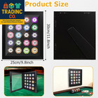 Poker Chip Display Case Frame For 20 Chips front-opening Display Case wall-mount