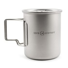100  Titanium Cookware Mug 15oz 450ml Cup Mug Ultralight With Pouch