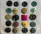 Vintage Antique Large Buttons Ornate Lot Of 20