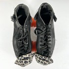 Vintage Riedell Usa Quad Speed Skates With Blue Sure Grip Funky Monkeys Size 6