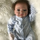 Handmade Real Life Like Reborn Baby Dolls 22in Newborn Boy Doll Soft Gift