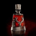 Ae Williams Highland Stag Pewter   Glass Decanter A Taste Of Scotland 20 2 Fl Oz