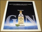 1981 Seagram s Extra Dry Gin Print Ad Advertisement 8 x10 75  Our Good Name Vtg
