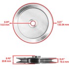 Caltric Transmission Pulley For John Deere X300 M812154 Lawn Mower