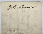 Civil War Confederate Signature Jacob B  Burner Co  C  6th Virginia Cavalry