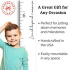 Headwaters Studio Boho Growth Chart For Wall - Wooden Growth Chart For Kids 